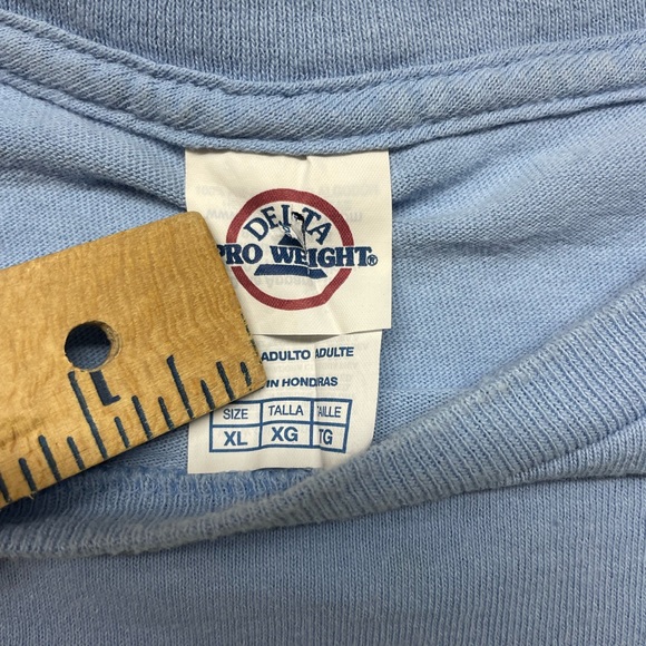 Mens Carnival Caribbean Crusing Light Blue Short Sleeve T-Shirt Size XL - Picture 3 of 5